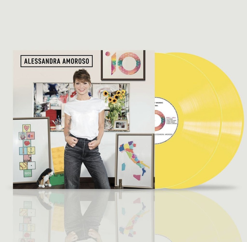 AmorosoOFNews's tweet photo. Oggi l’album #10io di Alessandra @AmorosoOF è stato certificato doppio disco di platino dalla @FIMI_IT per aver venduto più di 100.000 copie. Si tratta del CINQUANTESIMO disco di platino in carriera per Alessandra💿💿 https://t.co/VgtqcJyD0l