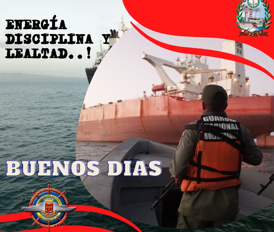 #25Jul #455AnosDeCaracas
Dese el @CVCDVC54CIJAA trabajamos para garantizar la seguridad del complejo petrólero José Antonio Anzoategui.
🇻🇪🇻🇪🇻🇪🇻🇪
¡VENCEREMOS!
@GNBVCostera
 @PrensaFANB