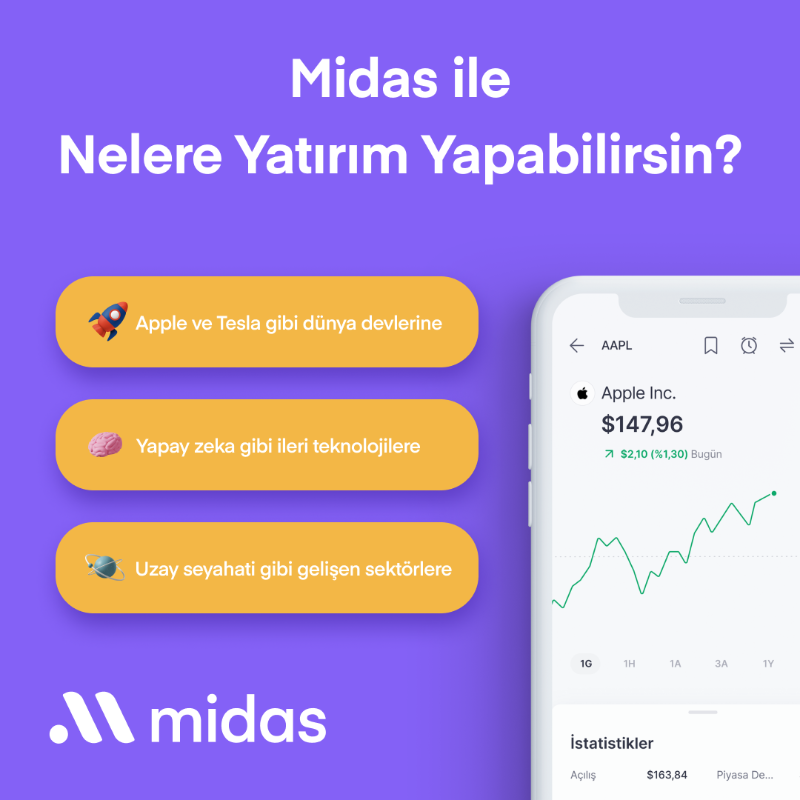 getmidas's tweet photo. 📲  Midas'ı İndir, Dünya Devi Şirketlerin Hikayelerine Ortak Ol! 
 
🚀  Gelişen Sektörlere Yatırım Yapmanın Kolaylığını Keşfet.

💵  Üstelik Dilediğin her Tutarda Yatırım Yapabilirsin!