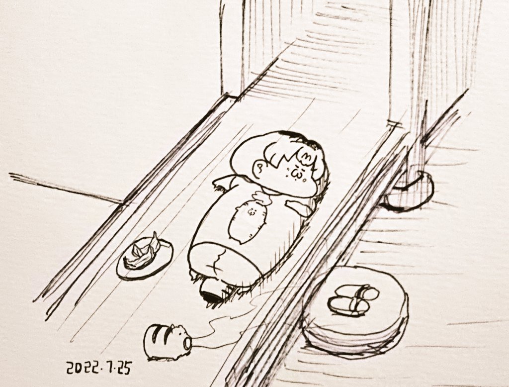 寝るサーバルちゃん 