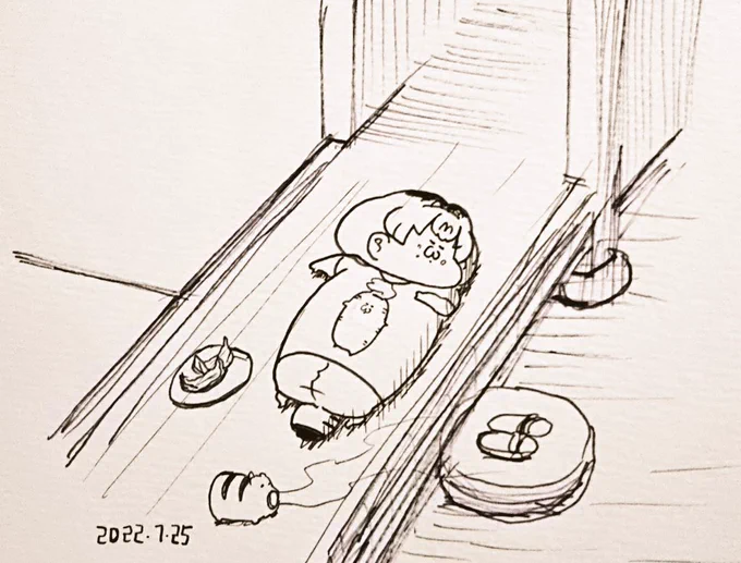 寝るサーバルちゃん 