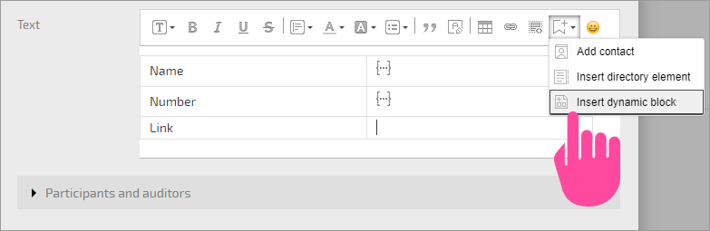 planfix's tweet photo. After countless requests, we've added dynamic blocks to custom text fields. To use them, you'll need to enable "Use text editor" in the field options.
#nocode #dynamic_block #custom_fields https://t.co/VEH7FZPQTg