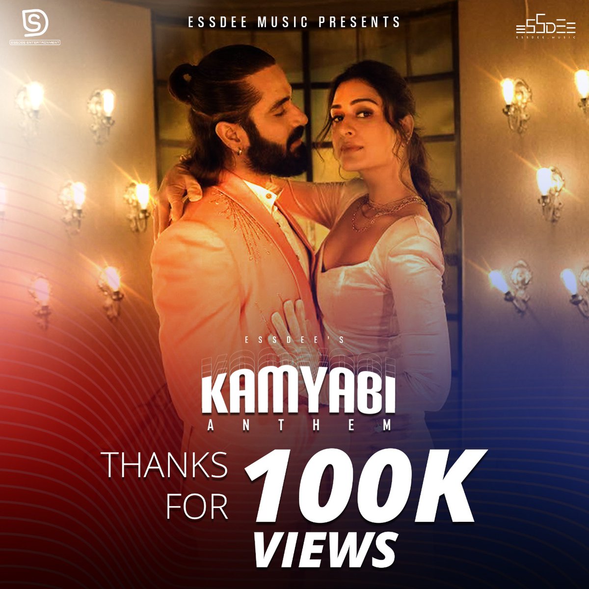 EssdeeMusic's tweet photo. Thank you for 100k views ❤️🤗
It's roaring  🎵 👇
https://t.co/VR01U7hGH9

@TheEssdee @starlingpayal @EssdeeEnt
#Kamyabi #KamyabiAnthem #Essdee #PayalRajput #SaurabhhDhingra #Saurabhdhingra 

#EssdeeMusicIndia https://t.co/uCzWvR0ukR