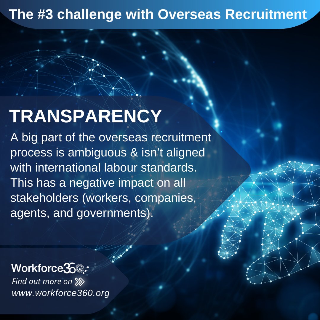 WF_360's tweet photo. Our solution: Provide clear & efficient processes that help hiring organizations recruit overseas manpower in a more transparent environment.
#SaaS #startups #DigitalTransformation #HR #manpower #B2B #overseasrecruitment #workforce360 #gcc #ethicalrecruitment https://t.co/egfjtKs11V