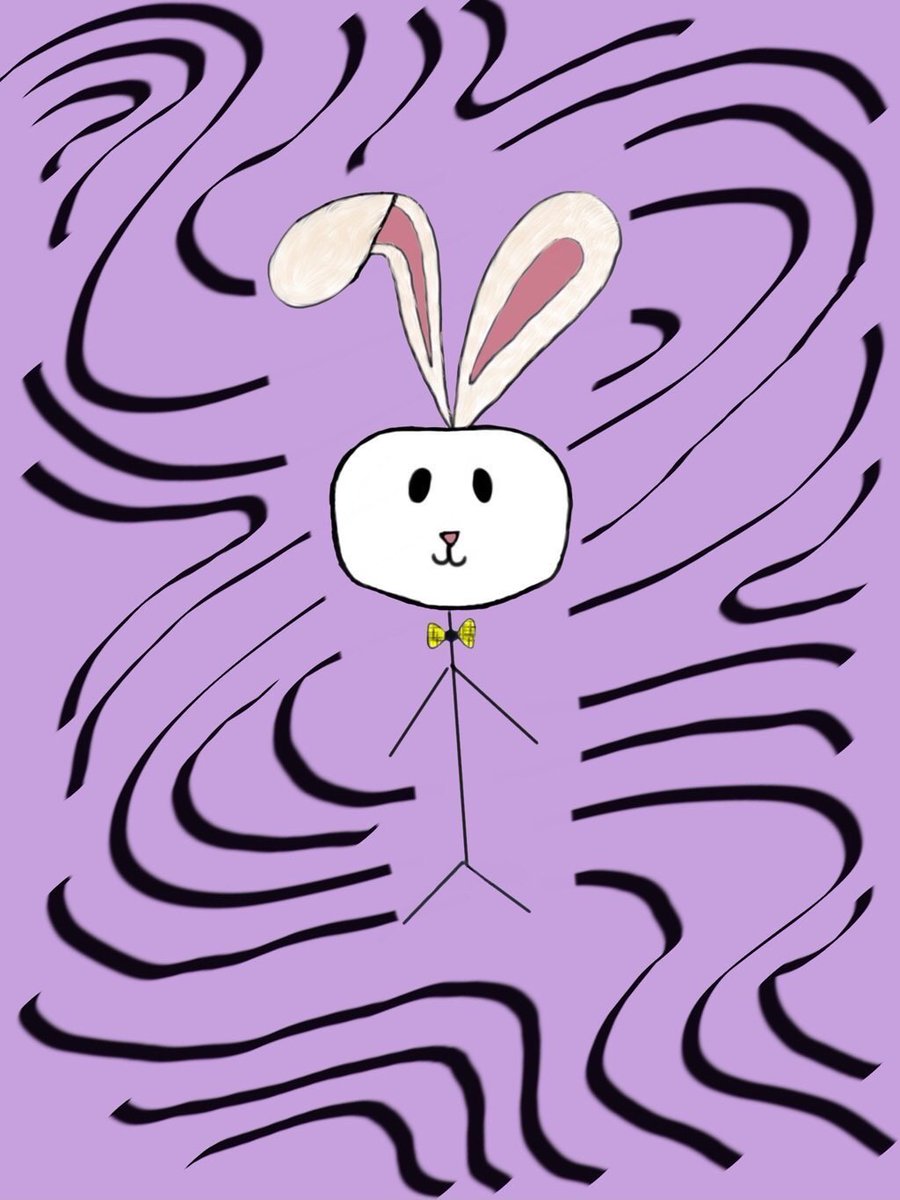 Fun fact this was the first time I ever drew digitally 🫣 The very first bunny🐰#CNFT #cnftartist #Cardano #NFT #NFTartwork #CardanoCommunity