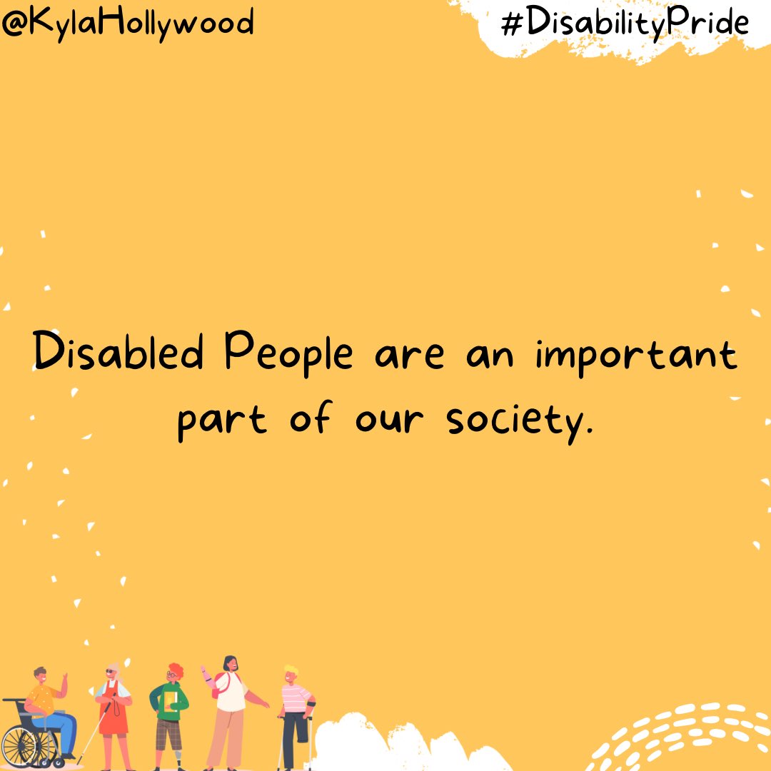 KylaHollywood's tweet photo. A little #DisabilityPride reminder for Disabled people. 

#DisabilityPrideMonth #DisabilityAdvocate https://t.co/qCsS2ms1EX