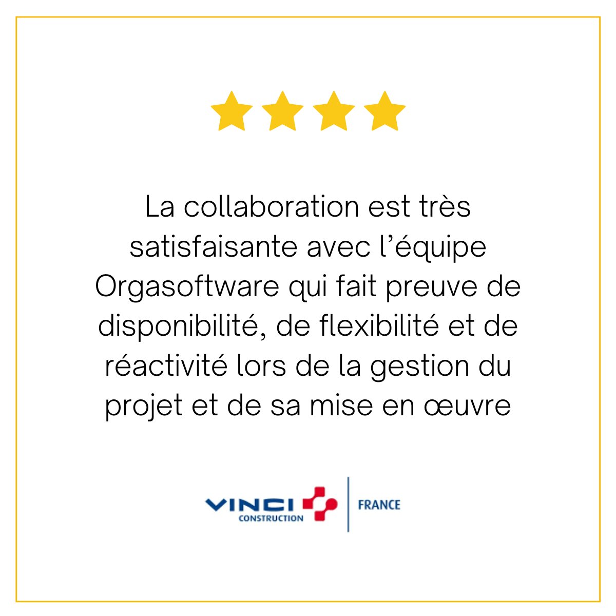 orgasoftware's tweet image. Quels sont les avis sur Orgasoftware ? 💬
 
Depuis 2015, par notre passion et notre implication, nous avons à cœur de satisfaire tous nos clients ☀ C&apos;est notre priorité.
 
Des retours comme ceux-là sont tout ce qui nous motive et nous encourage au quotidien, alors MERCI !