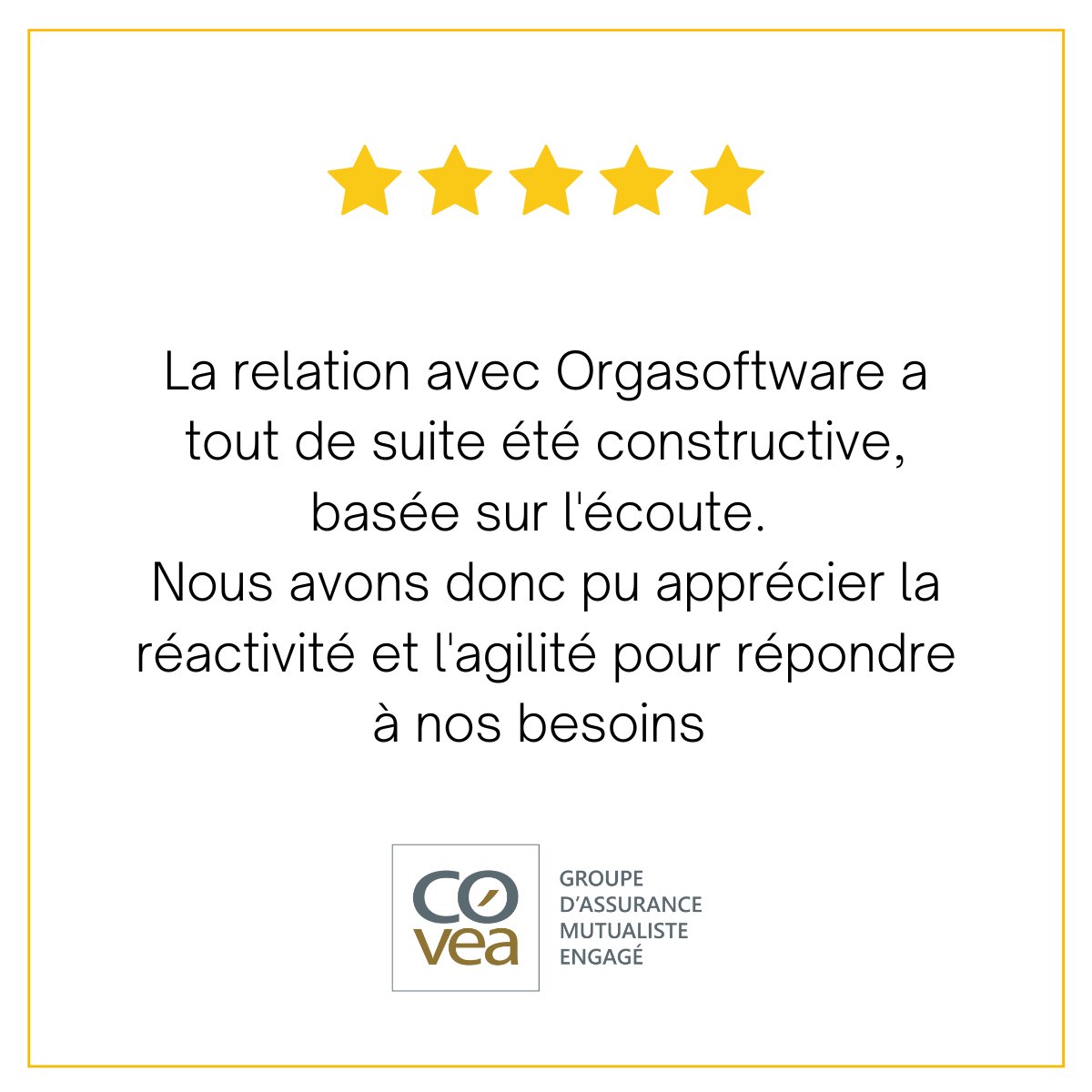 orgasoftware's tweet image. Quels sont les avis sur Orgasoftware ? 💬
 
Depuis 2015, par notre passion et notre implication, nous avons à cœur de satisfaire tous nos clients ☀ C&apos;est notre priorité.
 
Des retours comme ceux-là sont tout ce qui nous motive et nous encourage au quotidien, alors MERCI !