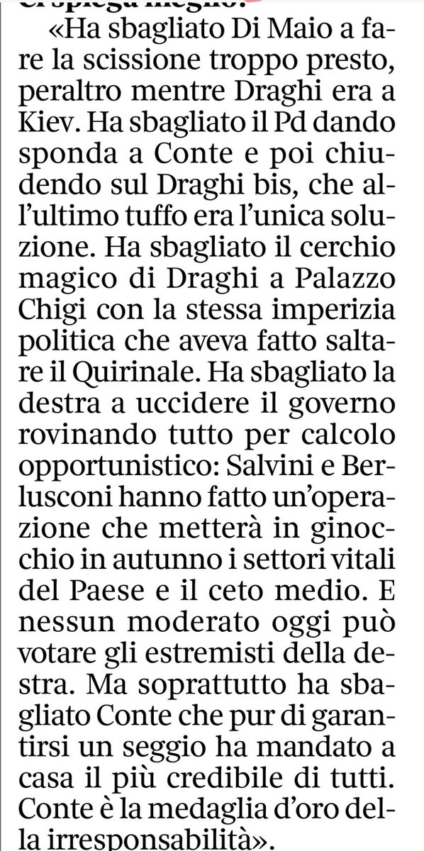 bravimabasta's tweet photo. Quiz! Chi è a dire che hanno sbagliato tutti tranne lui? #25luglio https://t.co/PXLLVhqW5V