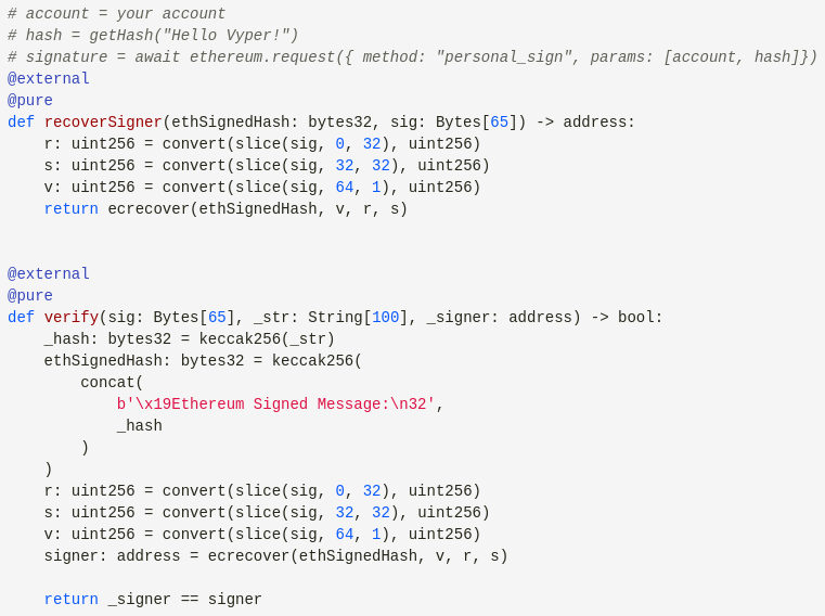 VitalikButerin's tweet image. Vyper is quietly continuing to progress and become a better and better Ethereum high-level language.

vyper.readthedocs.io/en/stable/

vyper-by-example.org

Great and hardworking team @vyperlang and many community contributors.