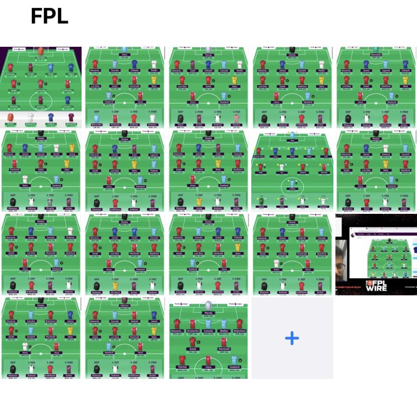 FPL_Ry's tweet image. I’ve reached this stage of tinkering. #FPL