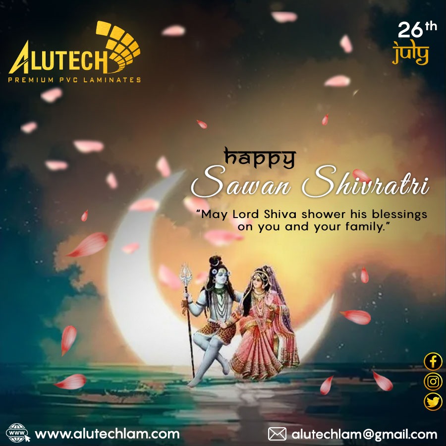 Happy Sawan Shivratri✨✨
"May Lord Shiva shower his blessings on you and your family."
*
**
***
FOR MORE INFO VISIT US AT : alutechlam.com OR DROP YOUR QUERY AT: alutechlam@gmail.com
#alutech #shivratri #mahadev #shivaratri #haraharamahadev. #lordshiva #omnamahshivaya.
