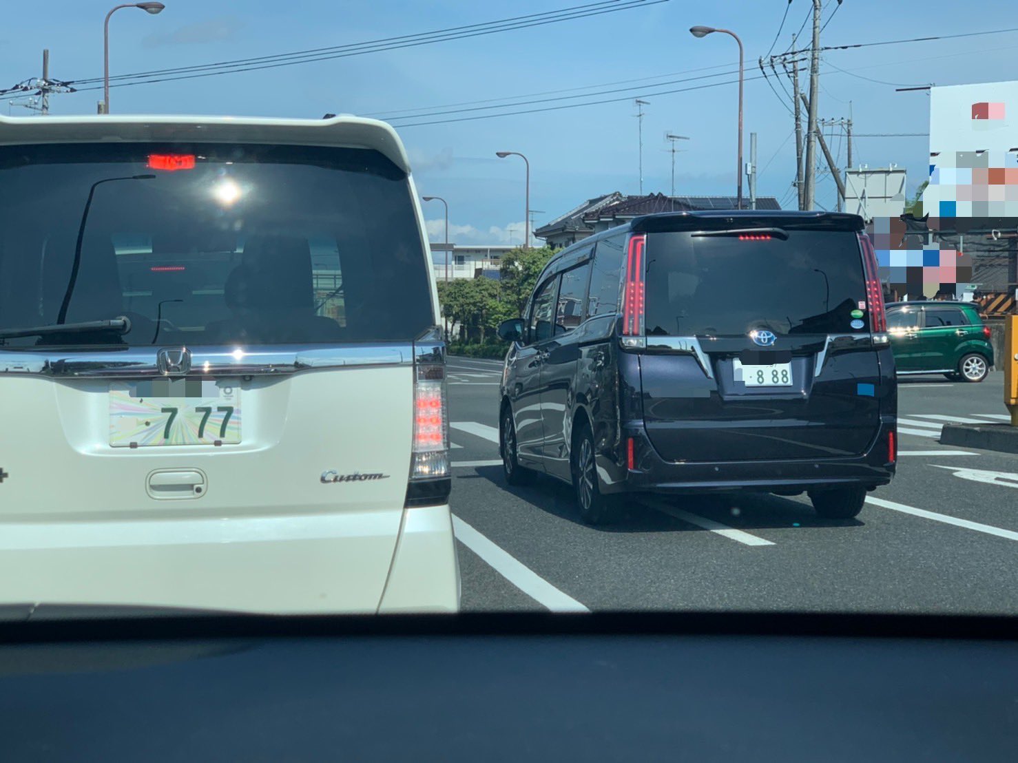 順子 今日小一時間ドライブしただけで遭遇したゾロ目ナンバーたち すごくない しかも7と8は並んでたし ちなみに私の車もゾロ目ww T Co Clua7ccpsi Twitter