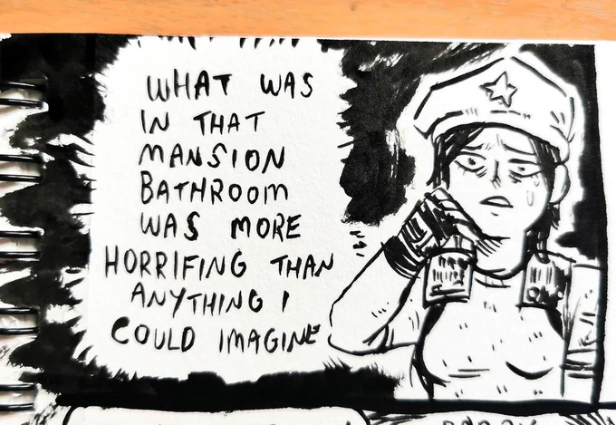 Jill Valentine investigates the strange ASMR music coming from a mansion bathroom ✨ 

(might delete later) 