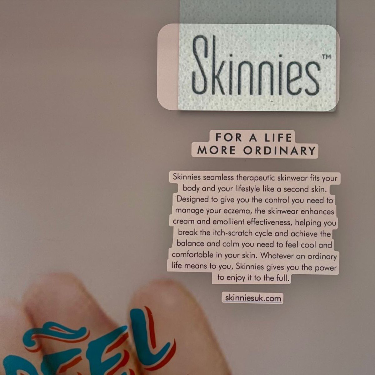 Skinniesuk's tweet photo. “For a life more ordinary”

Skinnies seamless therapeutic skinwear fits your body and your lifestyle like a second skin.
Designed to give you the control you need to manage your eczema, the skinwear enhances cream &amp; emollient effectiveness.

Shop at https://t.co/c6xpTxzXSg https://t.co/sz0QqYQn8r
