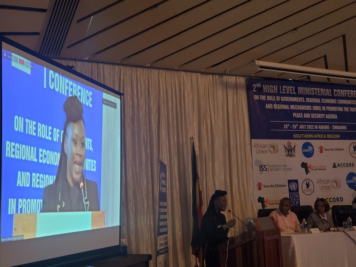 SAPPCPEACE's tweet photo. " We should drive the agenda of #Youth #Peace and #Security " - @AU_YouthEnvoy #Youth4Peace #RECs4Peace https://t.co/xcAksWnVkn