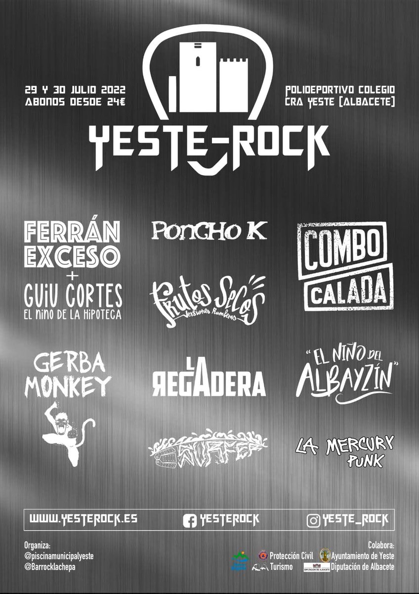Últimos ensayos antes de lo de este viernes en el Festival Yeste Rock 🔥🔥  Nosotros tocaremos a las 22:00 del viernes 29

¡Cuidado con el perro!