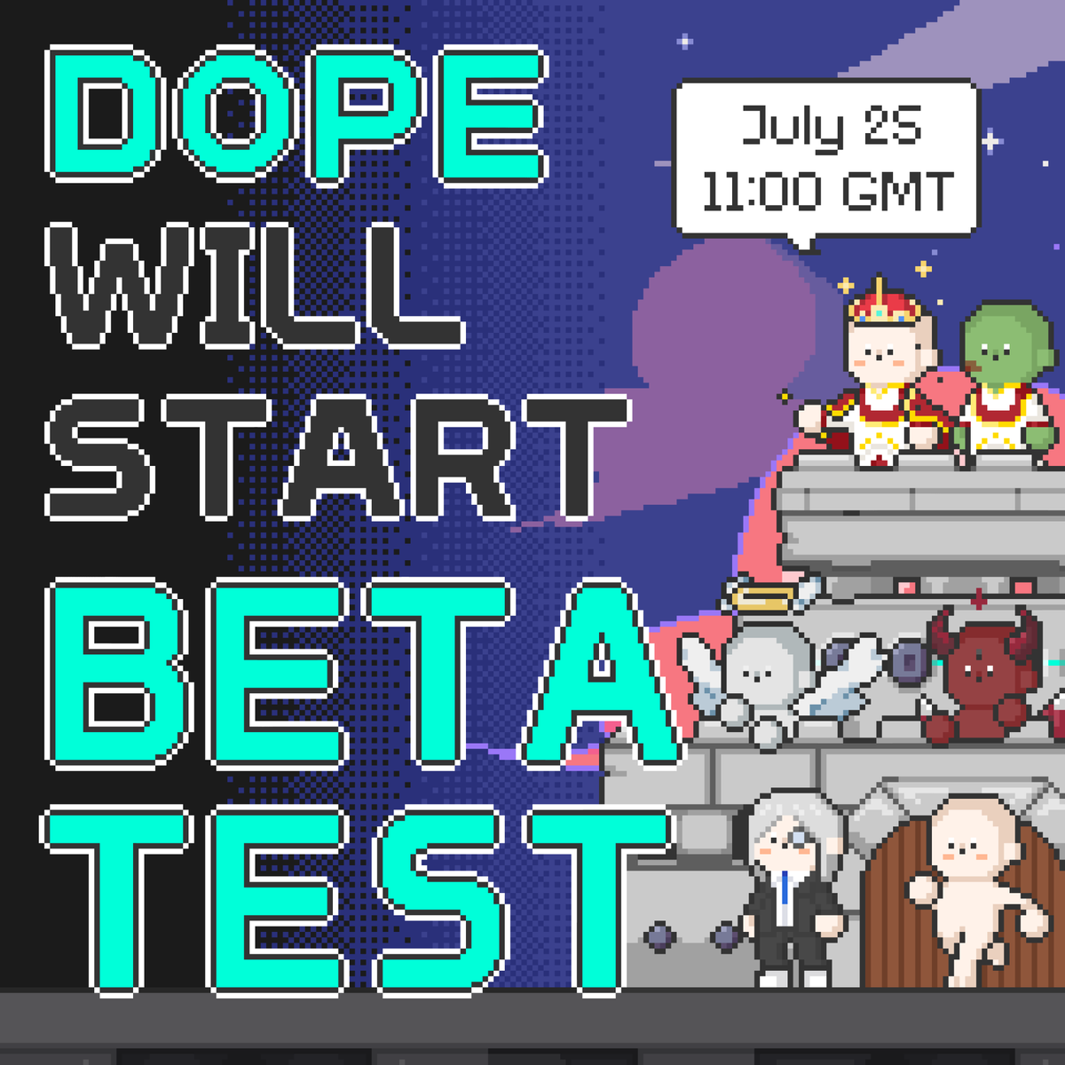 DopeVoyage's tweet photo. 🎮Dope Open Beta Test Begins🎮

Dope Beta Test begins from now on!
Those who participate in the beta test can earn $DOPES based on the contribution!

More details in discord!
Let's Dope!
#untilpixelsrule https://t.co/gzvLNjWwG0