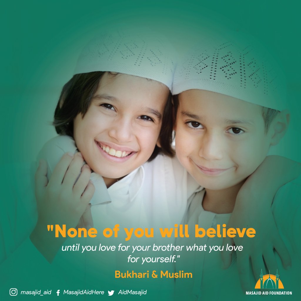 AidMasajid's tweet photo. Do as to others what you want to yourself and that is to love for your brother what you love for yourself. In this society, we live where people are shy to give advice or get offended to accept advice. https://t.co/M0GaUpJvTS