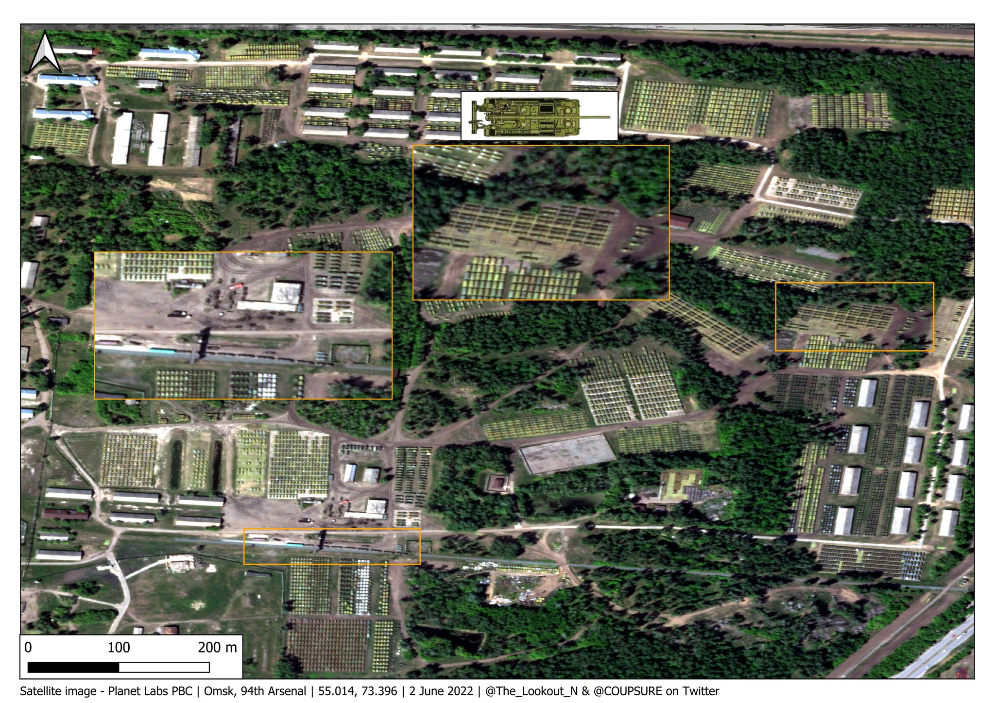 Benjamin Pittet on Twitter: "Russia is withdrawing 2S7 howitzers from ...
