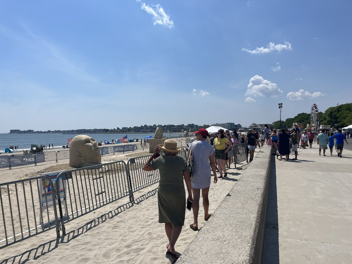 The results are in! Abe Waterman’s sculpture “The Devil is An Angel Too” won first place at The Revere Beach International Sand Sculpting Festival. Stay tuned to <a href="/wbznewsradio/">WBZ NewsRadio</a> to hear from organizers about how the festival went! 🥇