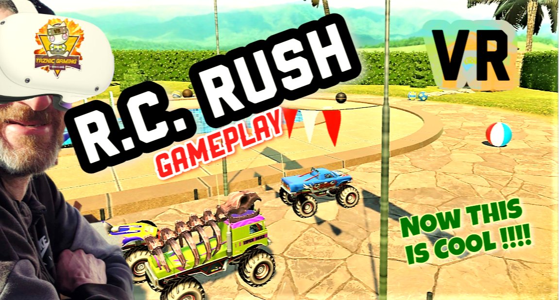 tazthekiwi's tweet photo. RC RUSH - VR - Tailgating Round The Pool - Speedy Gone Tazzy's THIS IS... https://t.co/BxrK39Q2GX via @YouTube
@TeaMonsterGames , #SteamVR, #Viveport, #MetaQuest2viaAirlink, #Airlink,#VR, #virtualrealitygaming, #RcRush, #1stLook, #FirstLook https://t.co/xvUlJfCPpv