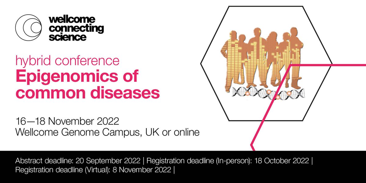 eventsWCS's tweet photo. 📢 Registration is open for #ECD22!
Join leading peers and speakers showcasing the latest #epigenomic approaches in common human diseases.

Form collaborative relationships, share your research, and explore new frontiers in #epigenomics and #epigenetics.
🌐https://t.co/1o6u90vMWY https://t.co/6O7CQMhbck