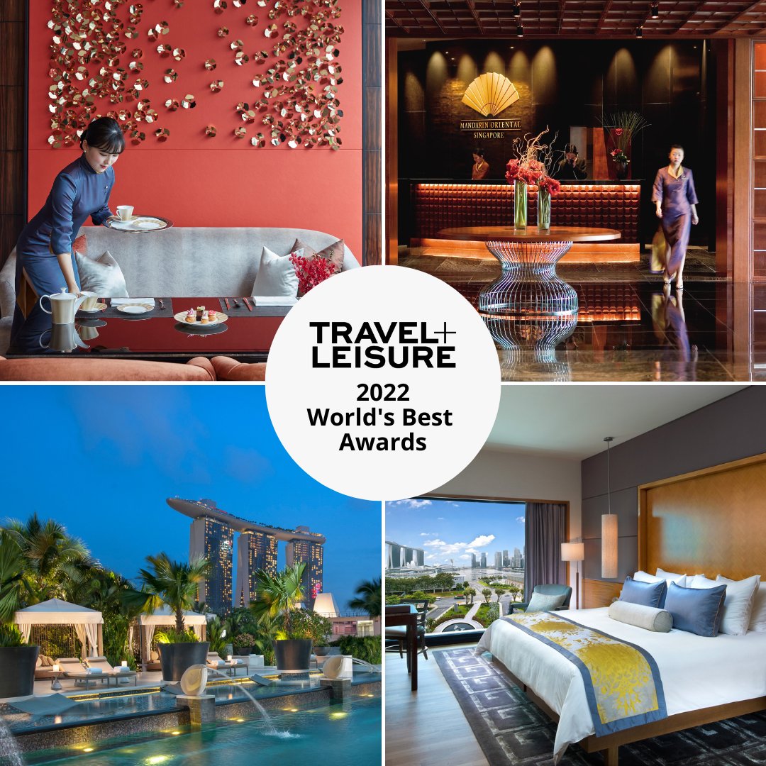MO_SINGAPORE's tweet photo. We are delighted to be recognised by @travelandleisure World’s Best Awards 2022 as one of the top 5 Best Hotels in Singapore. Thank you to our world of Fans for your continuous support and we look forward to welcoming you to #MandarinOrientalSingapore for a memorable experience. https://t.co/JDRg2bLWYe