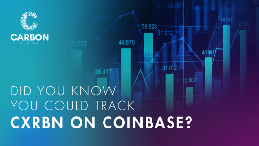CarbonCo5's tweet photo. Did you know you could track CXRBN on Coinbase?
And it’s true! You can monitor our coin’s price on Coinbase of all places! 
Follow the link to see the recent price movements for yourself:
https://t.co/uwZMtKfvJE 

#carboncredits #greenplanet #carbontrading  #renewableenergy https://t.co/mMAM3HroxS