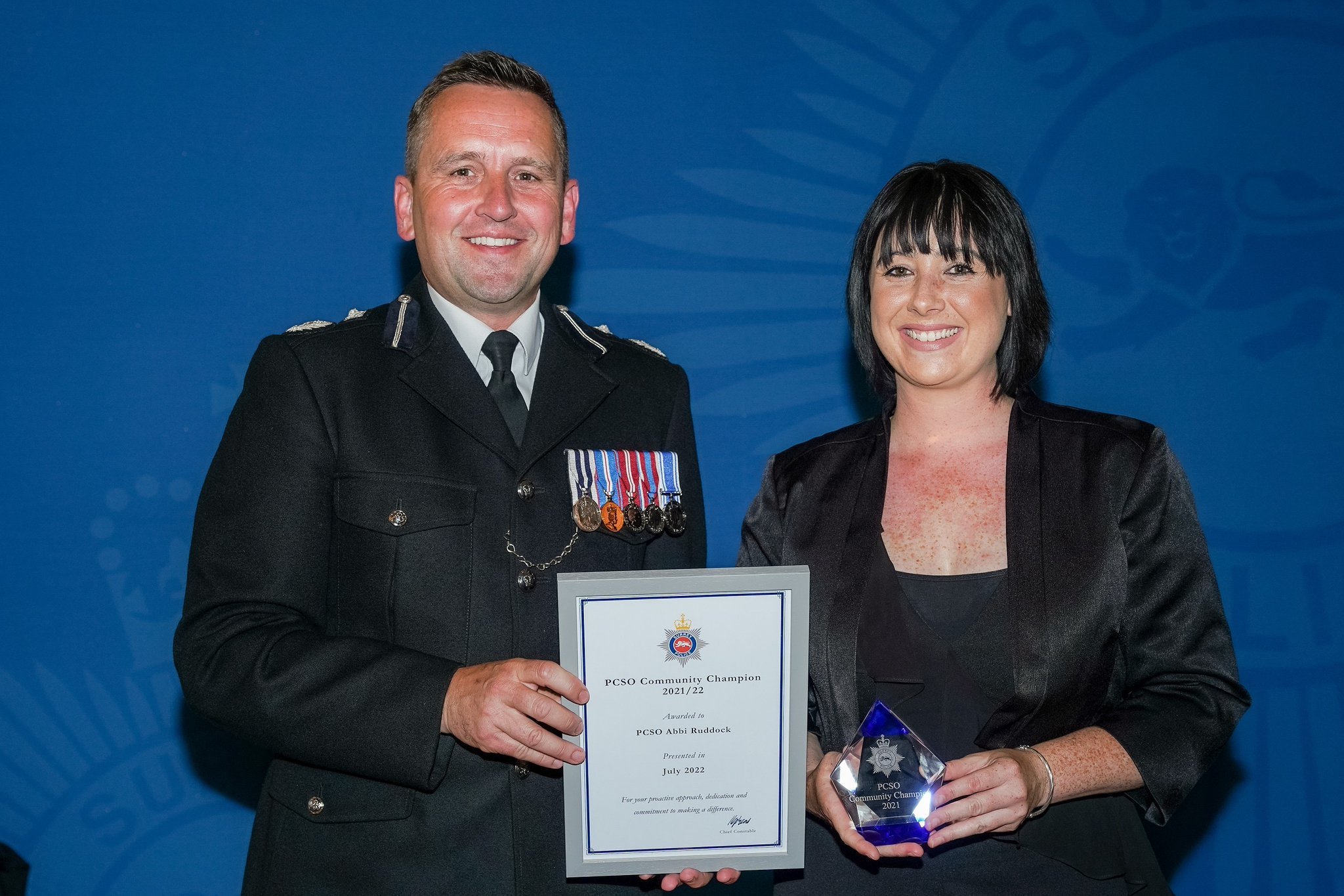 Surrey Police on Twitter: "Congratulations to PCSO Abbi Ruddock who was