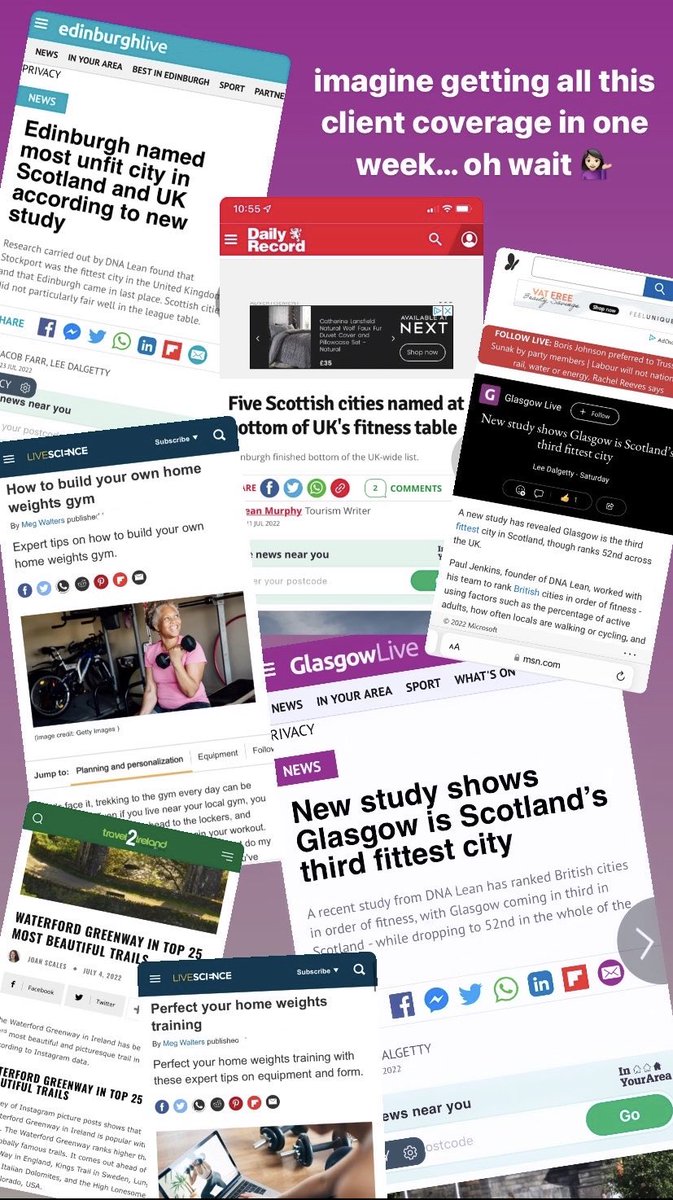 Imagine getting all this PR coverage in one week… oh wait 👀