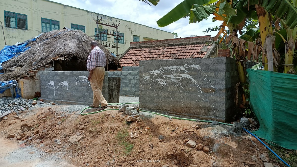Prime Trust founder Mr. SM Arasu, visited the Tindivanam housing project on 16.07.2022 to see the progress of the building.