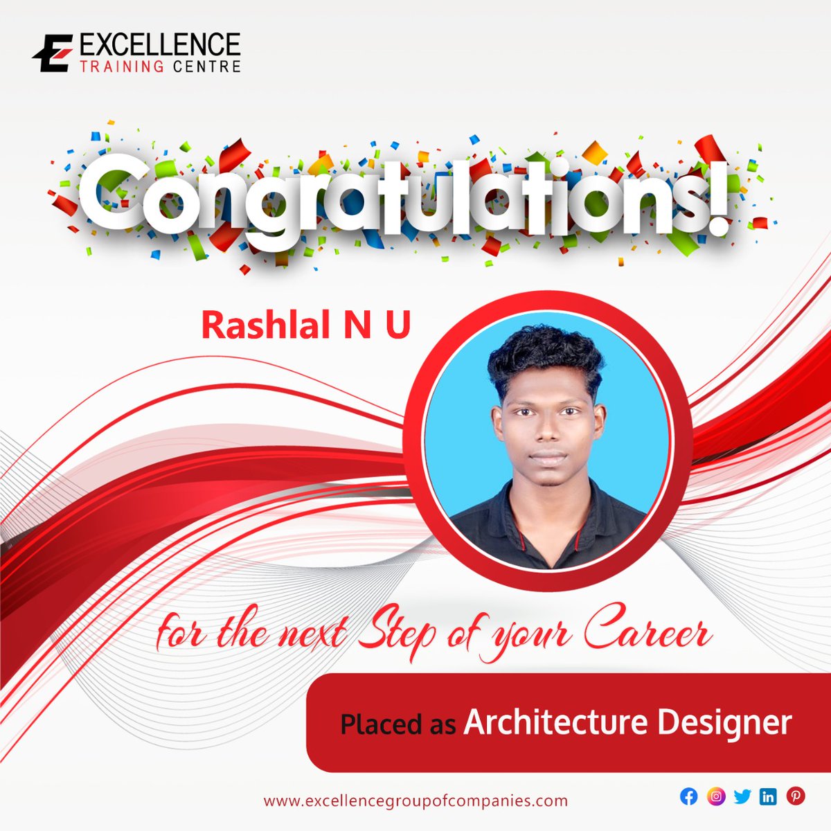 ExcellenceTrai6's tweet photo. Hearty Congratulations Rashlal N U 😍✌️
Excellence Wish You a Great Future
.
.
.
Excellence Group of Companies, St. Thomas College Road, Thrissur-680001

#congrats #love #celebrate #happy #graduation #placement #training #SoftwareCourses #specialgifts #ExcellenceTraining https://t.co/vsgFq5trGW