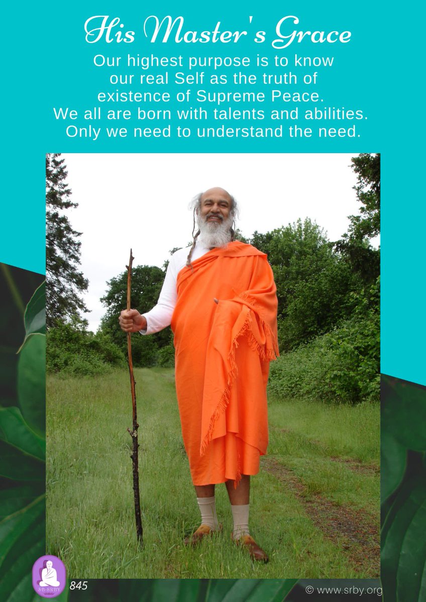 SRBYmission's tweet photo. 25 July Day 845, Quote 845, The
Divine Guru taught me.
#highestpurpose #realSelf #supremepeace https://t.co/SdqqRh2cMy