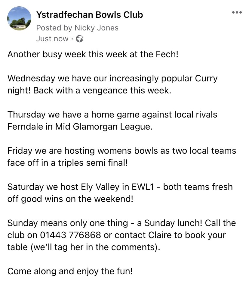 Whats on this week! I’ll tell you what - everything below!