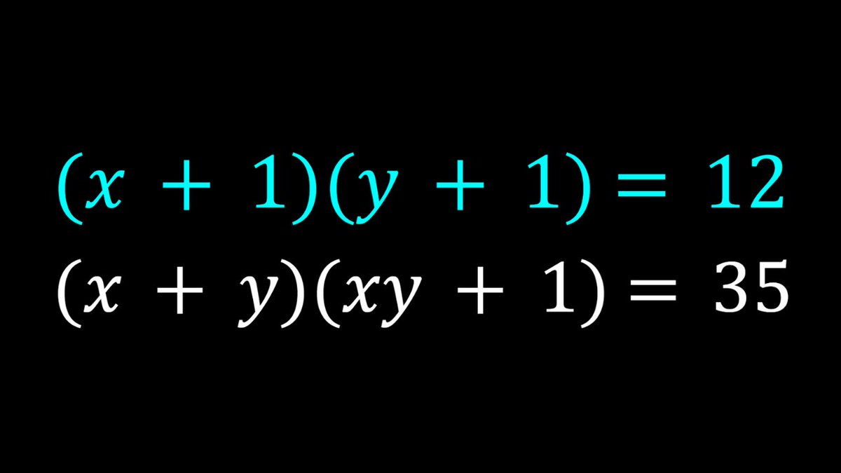 SyberMath's tweet image. Solving a Nice Polynomial System in Two Ways
#ChallengingMathProblems #PolynomialSystems
via @YouTube @Apple @Desmos @NotabilityApp
@googledocs @canva 
youtu.be/EAeT4CHXn28