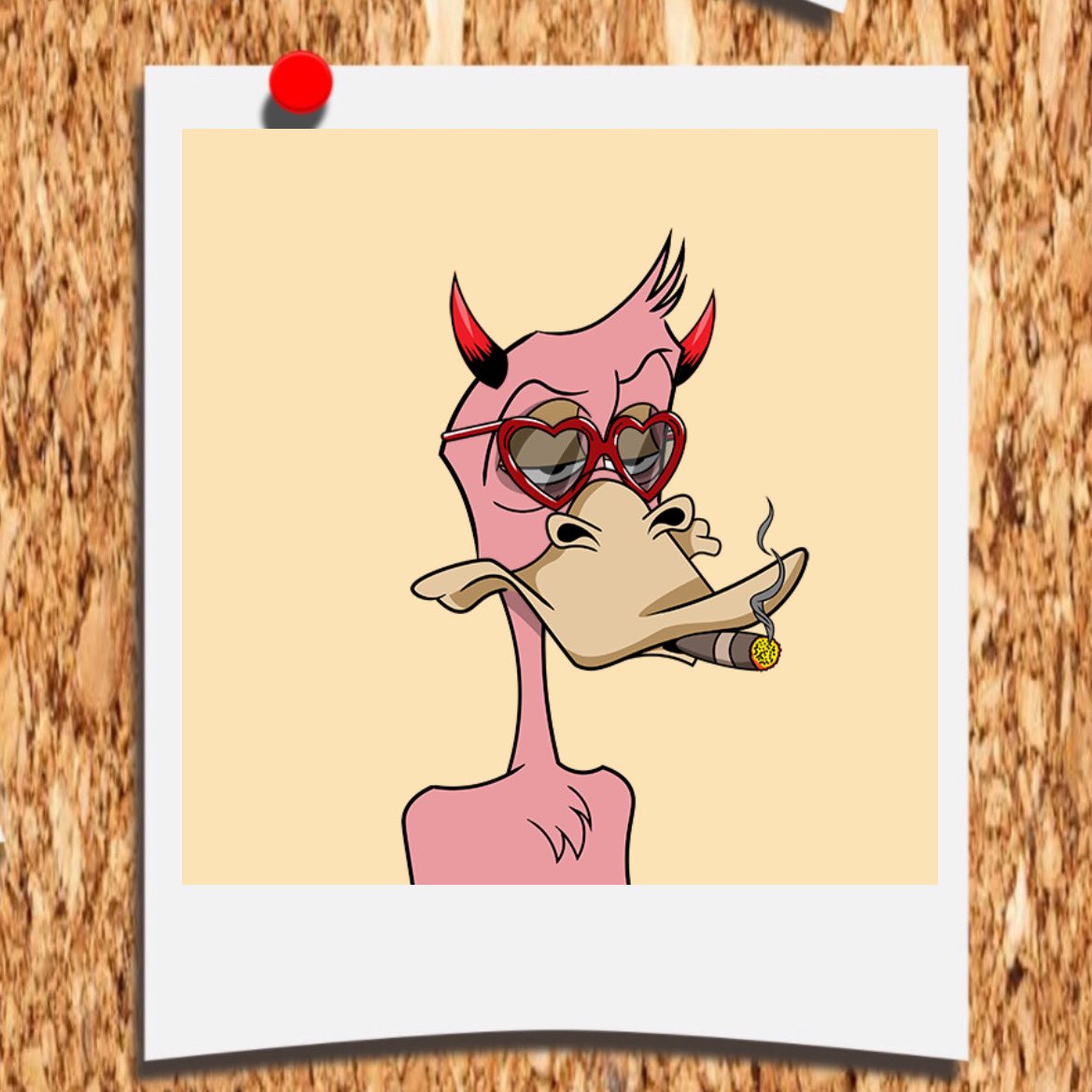 AttenNittiNi's tweet photo. Hi, i’m Pinky. I am really bored most of the time. When i’m bored i like to go swimming in the pond (thats why i’m naked🙈) after swimming i prefer a big sigar. And my horns? Thats just because They make me look segsy😌 #ODYC @OkayDuckYC #OkayDuckYachtClub https://t.co/qtXEtRjOQr