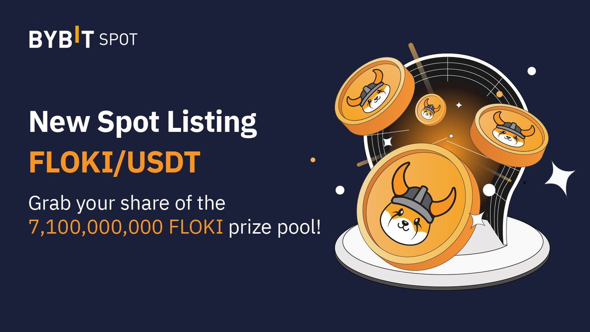 Bybit_Official's tweet image. 🔥 Bybit is excited to announce that $FLOKI deposit is NOW open!

🟢 Deposit to Earn from the 3,100,000,000 $FLOKI Prize Pool

🟡 Trade to Earn From the 4,000,000,000 $FLOKI Prize Pool

⏰ $FLOKI Spot Trading: July 26, 12PM UTC

👉 Learn more: go.bybit.com/e/QNc8r8VOWrb