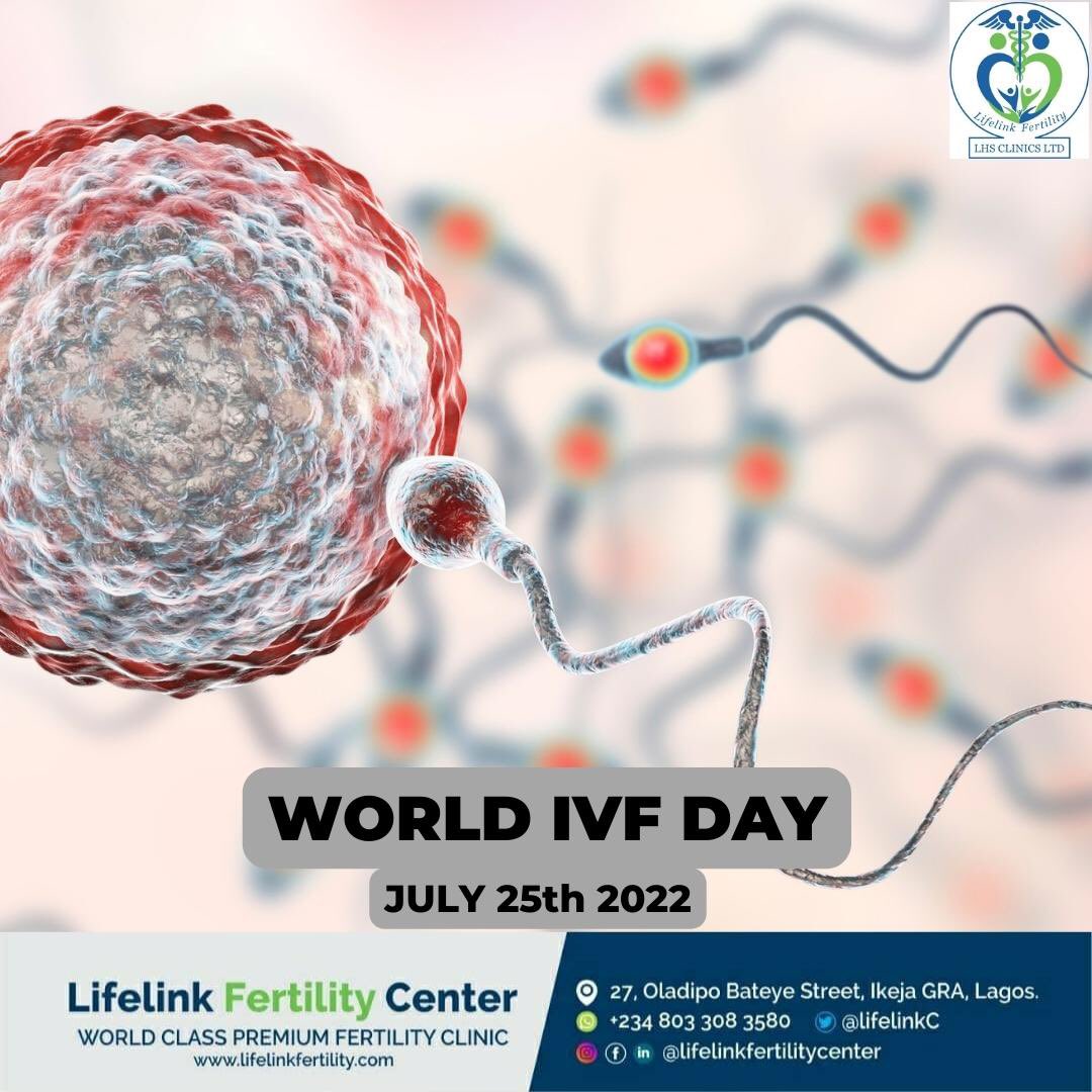 LifelinkC's tweet photo. Celebrate the science that brings hope and happiness to millions of aspiring parents this 25th July. Happy World IVF Day! #IVFDay #LifeLinkFertility #tobiamusan https://t.co/XOkpyIeTKu