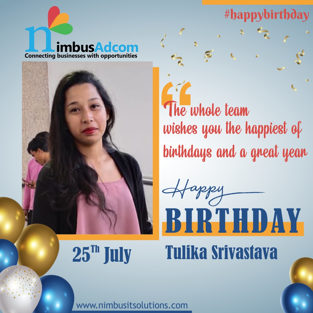 NimbusAdcom's tweet photo. On behalf of the entire Nimbus Adcom family, we wish you a very happy birthday and send you our best wishes for much happiness in your life.

#NimbusAdcom #BirthdayCelebration #BirthdayWishes #BirthdayVibes #happybirthday #birthdayparty #celebration #party #birthday https://t.co/6ymXyxAseh