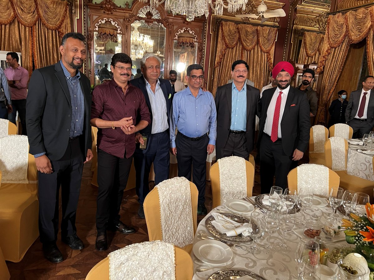 Harsh_Soin's tweet photo. A wonderful evening with the  @tech_mahindra Board and leadership team...bringing together the best in Business, Sports and Tollywood in.  A Big thank you to  @AdiviSesh  @nagashwin7 @M_Raj03  #PulelaGopichand #BoyapatiSreenu for your presence and perspectives.. #Rise https://t.co/CylT6INZ2i