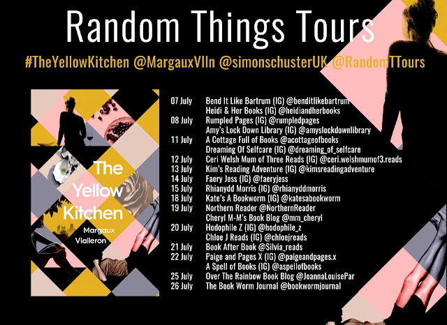 RandomTTours's tweet photo. Book after Book: Blog tour: The Yellow Kitchen https://t.co/sxWUwPE7PF 

#TheYellowKitchen @MargauxVlln @simonschusterUK #RandomThingsTours https://t.co/vchLqzMSUC
