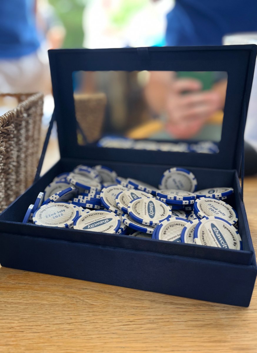 Shawcity were pleased to provide Golf Poker Chips for the Guide Dogs Trust last Friday where the charity managed to raise around £5,000.00! 

It cost around £50k for a guide dog to be trained. So, If you would like to make further donations please visit: hubs.li/Q01hsngB0