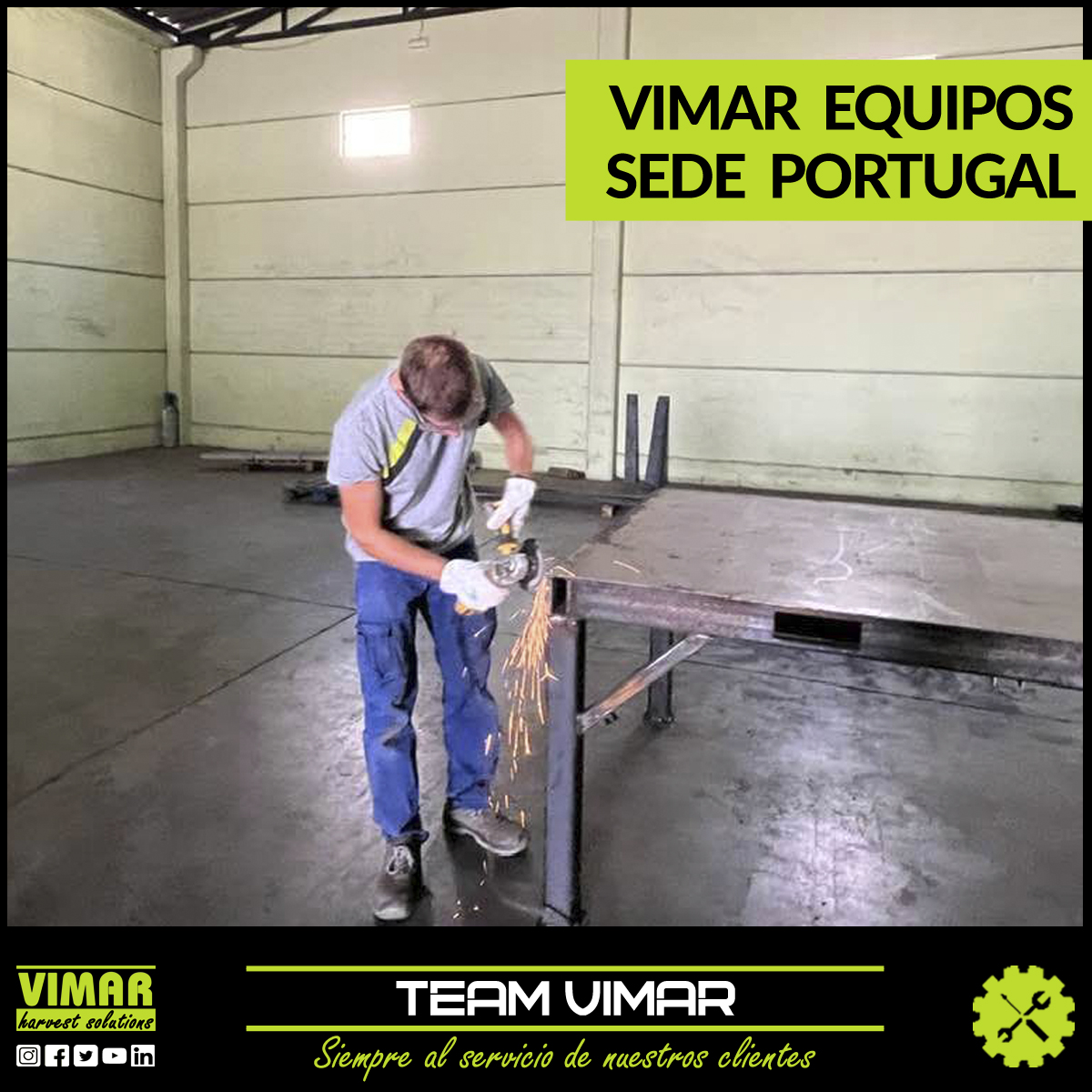 vimarequipos's tweet photo. 👨🔧Parte del #TeamVimar equipando las nuevas instalaciones de #VimarEquiposPortugal en #Alentejo #Beja #Portugal, en el Parque Industrial Carocha📍
🚜🛠Este año mucho mejor servicio a amigos y clientes en ¡¡Gracias por elegirnos, Obrigado!! 🙌
#maquinariaagricola #vimarequipos https://t.co/TgQXCM0ln8