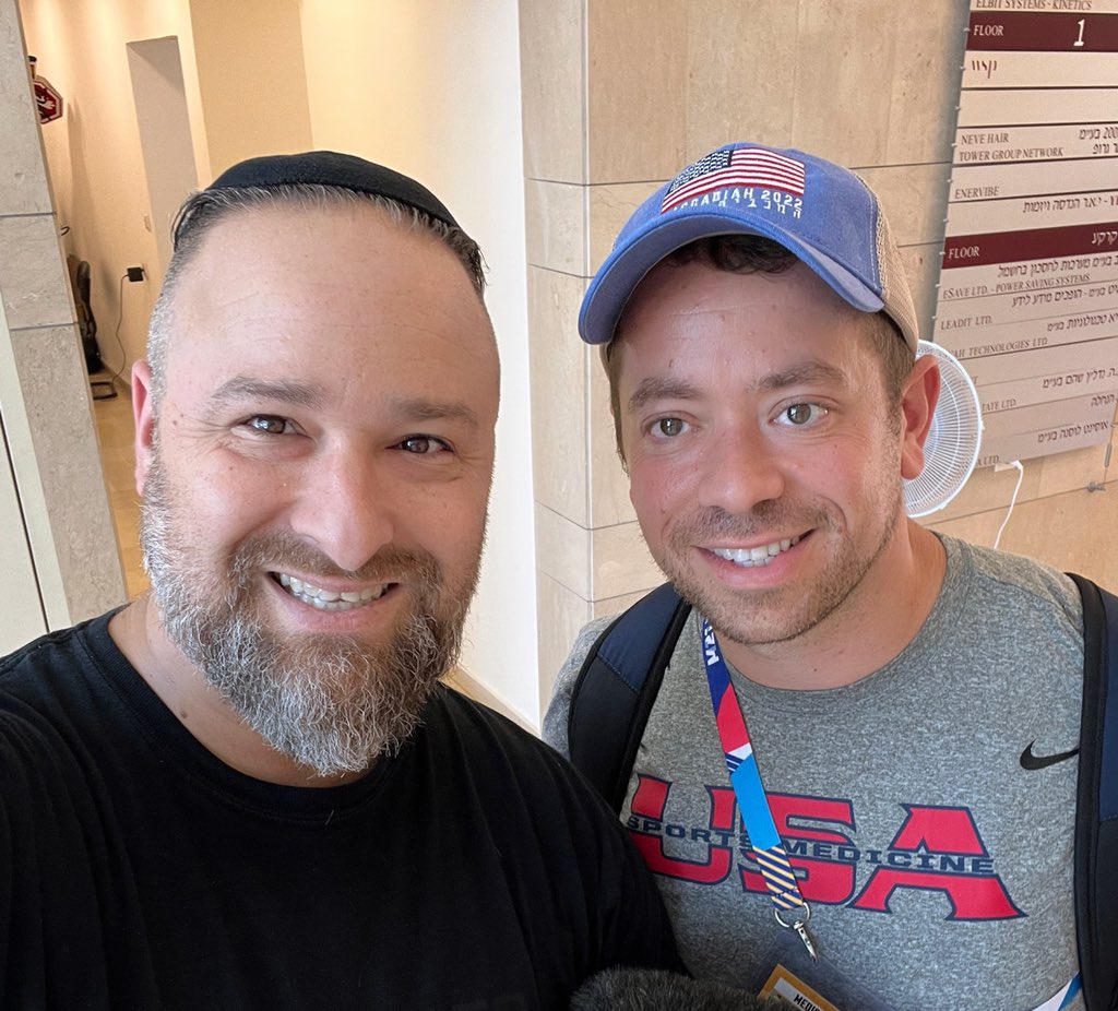 There were many meaningful experiences while in Israel for the Maccabiah Games. This meet ranked right up there. Thanks again <a href="/HilzFuld/">Hillel Fuld</a>! Good people doing good things DO still exist :)