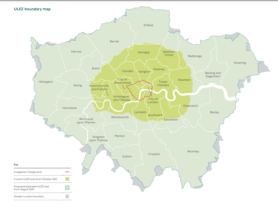 Last week of #ULEZ expansion consultation and worth noting the highest attributable deaths from air pollution are outside the current zone, but within the proposed expansion area tfl.gov.uk/clean-air Data source for my excel graph: tfl.gov.uk/info-for/media…