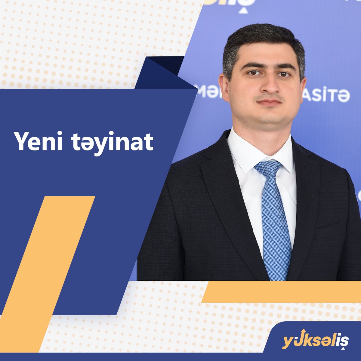 Birinci "Yüksəliş" müsabiqəsinin finalçısı Əkbər Abbasov Azərbaycan Respublikasının Prezidenti cənab İlham Əliyevin Sərəncamı ilə Lerik Rayon İcra Hakimiyyətinin başçısı vəzifəsinə təyin olunub. 
Finalçımızı təbrik edir, fəaliyyətində uğurlar arzulayırıq!

#Yüksəliş2022