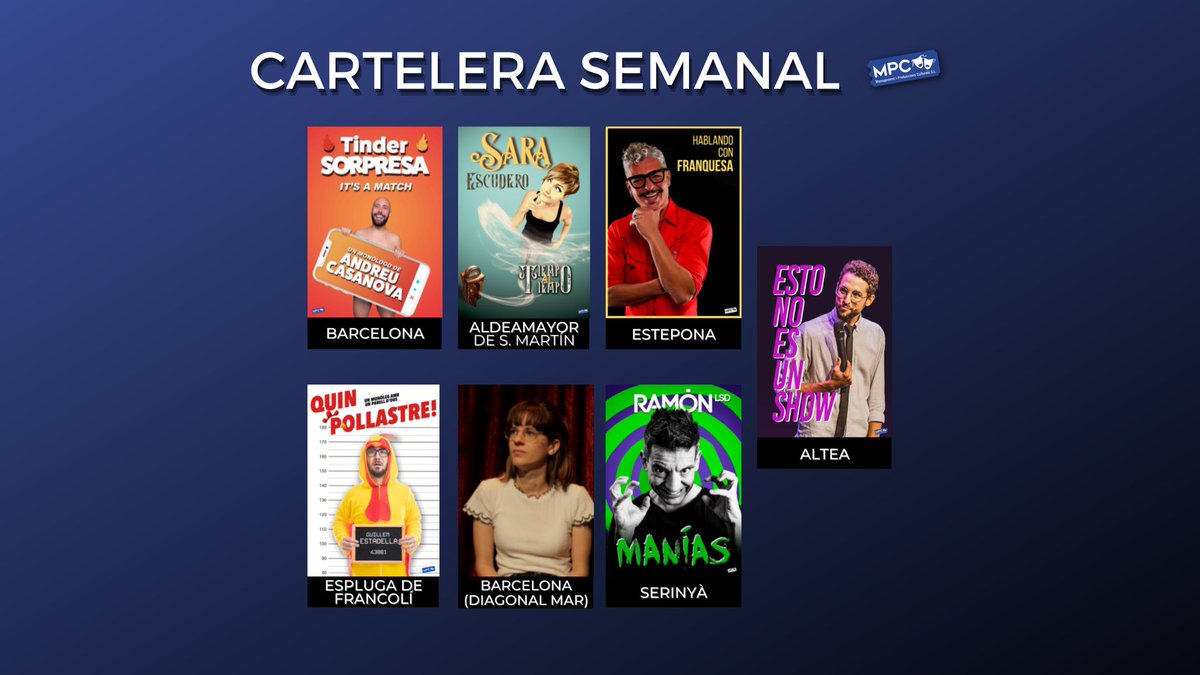 ¿Qué hacéis cuando se os pone alguien muy alto delante en un show? Sin usar la fuerza, eh 🙄 #CarteleraMPC

➡️ bit.ly/CarteleraMPC