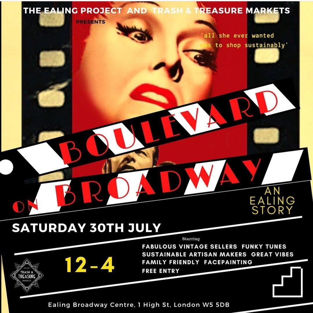 Delighted to say that I'll be taking my jewellery to the new Trash and Treasure Vintage and Artisan Market at  The Ealing Project in Ealing Broadway on Saturday.

We're open from 12-4 and you can always take in a movie afterwards at this fabulous new local cinema. 
See you there!