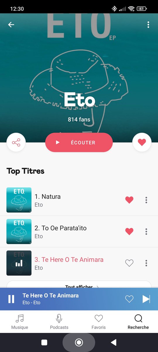 BenHaley01's tweet photo. Hello @DeezerHelp ,
J'ai cru remarquer qu'album de l'artiste tahitien ETO n'était pas enregistré sous le bon artiste 😥
Voyez les photos 😅
Je ne sais pas si c'est modifiable 🤔

Merci pour lui 🤙 https://t.co/sJbqduM7UZ